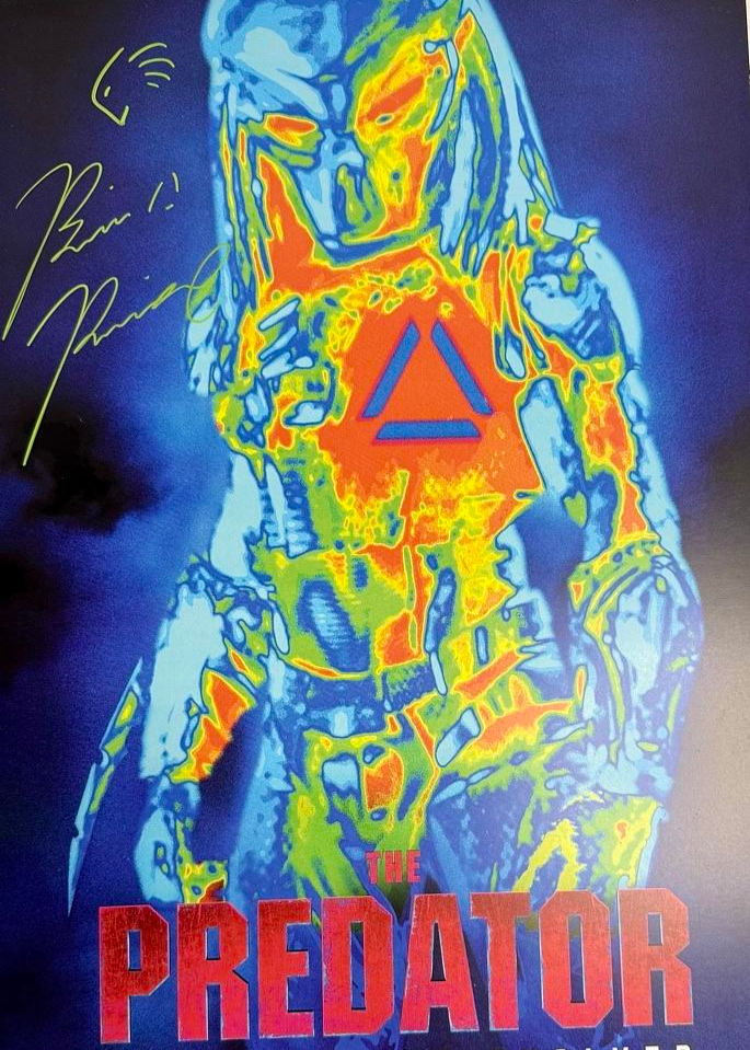 Brian Prince Jr Signed 11x17 Photo (Predator) - Schwartz COA